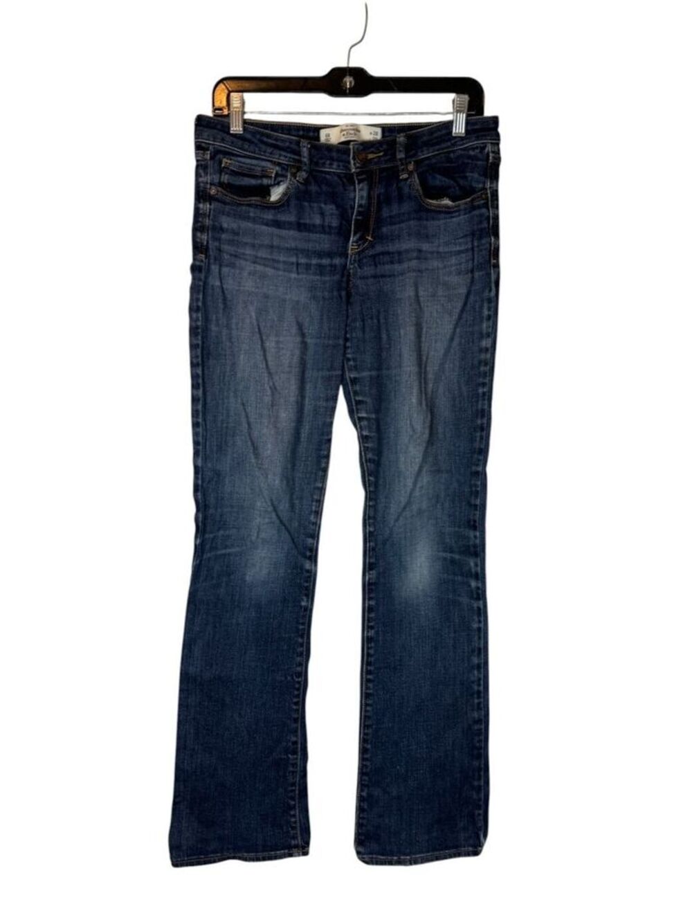 Abercrombie & Fitch Women’s 6R W28 L33 The A&F Boot Blue Bootcut Jeans